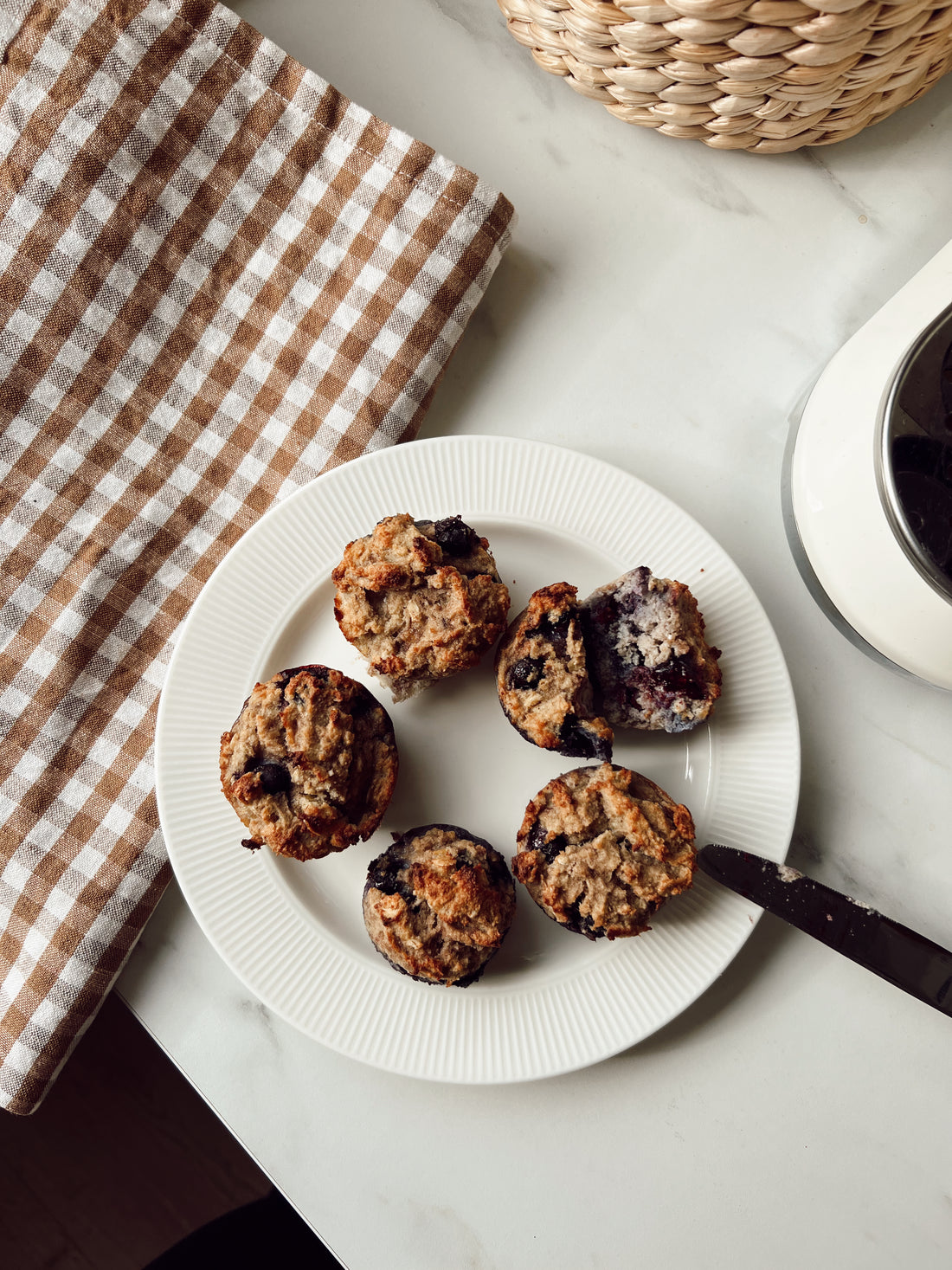 Glutenfrie blåbærmuffins